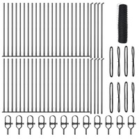 Recinzione Esagonale  Grigia 0.4x100 m Acciaio