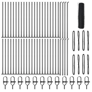 Recinzione Esagonale  Grigia 0.4x100 m Acciaio