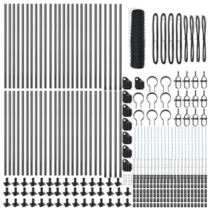 Recinzione Esagonale  Grigia 0.5x100 m Acciaio