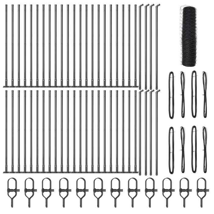 Recinto Esagonale  Grigio 0.8x100 m Acciaio