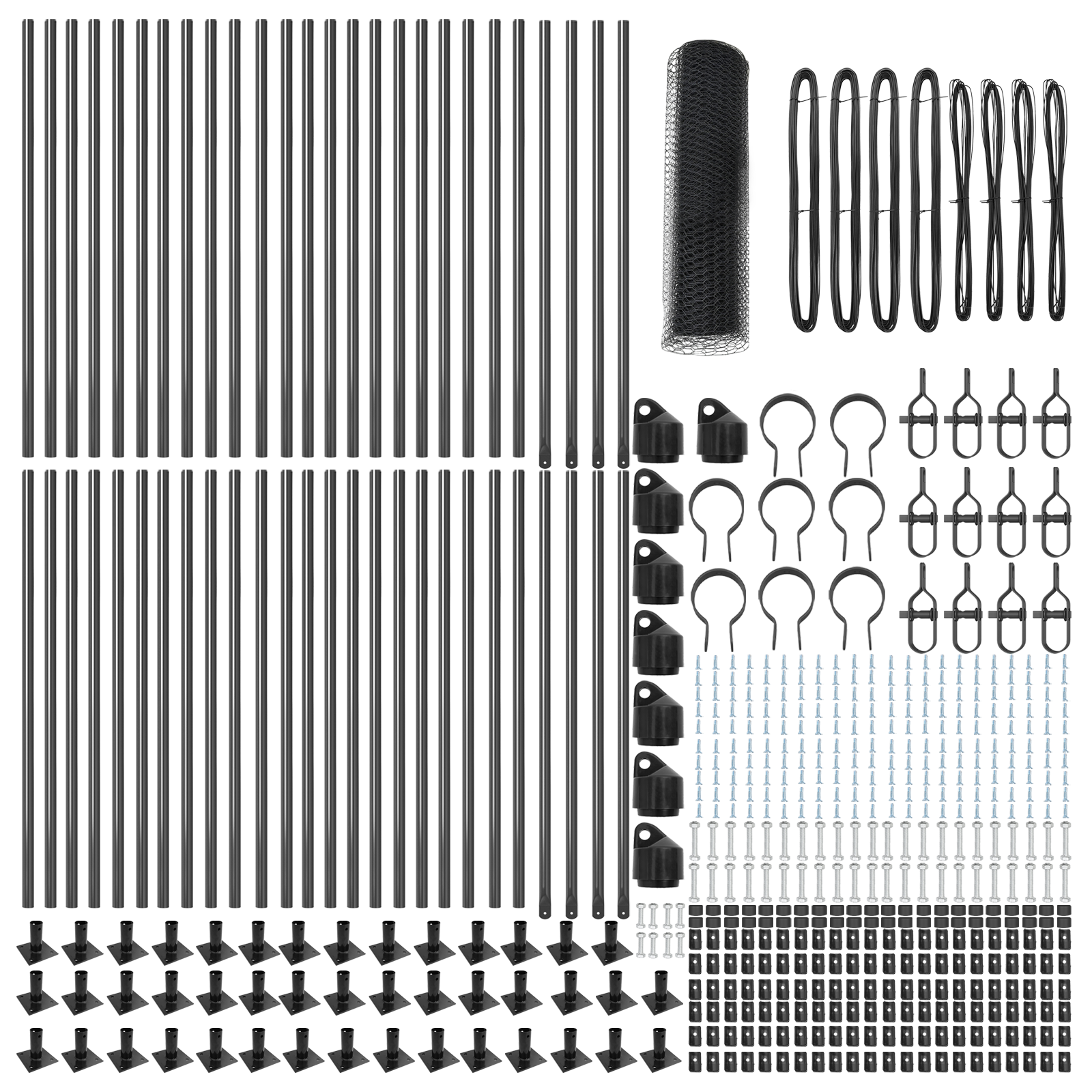 Recinzione Esagonale  Grigia 1x100 m Acciaio