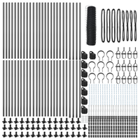 Recinzione Esagonale Grigia 1x100 m Acciaio