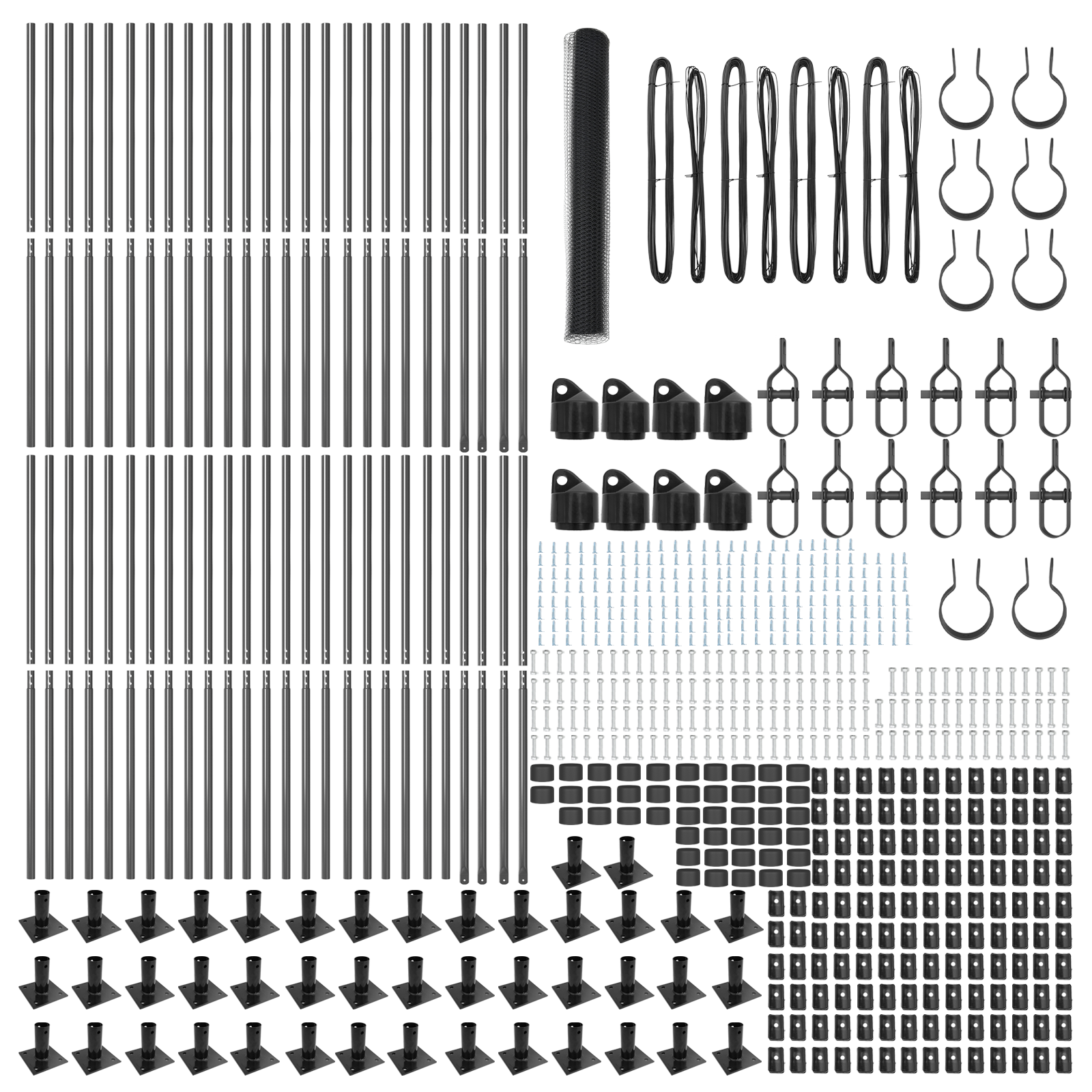 Recinzione Esagonale  Grigia 1,2 x 100 m in Acciaio