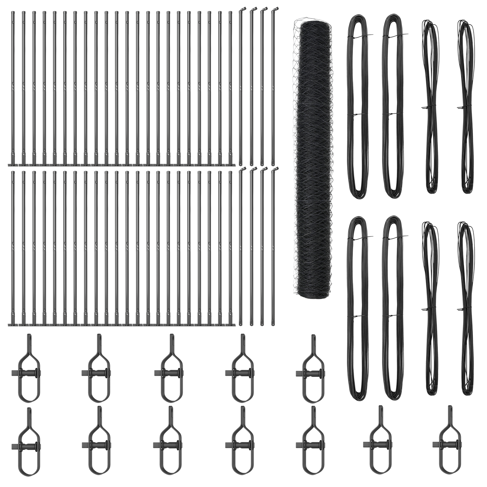 Recinzione Esagonale  Grigia 1.2x100 m Acciaio