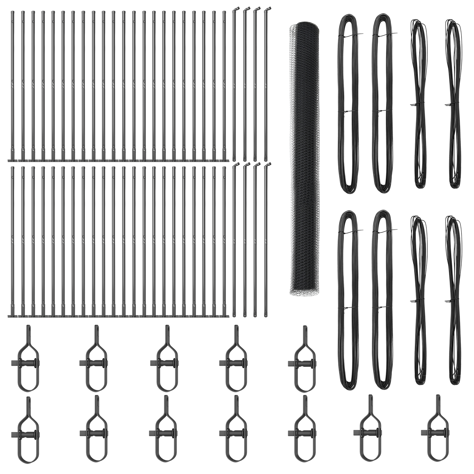Recinzione Esagonale  Grigia 1.4x100 m in Acciaio