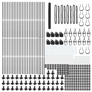 Recinzione Esagonale  Grigio 1,5x100 m Acciaio