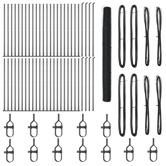 Recinzione Esagonale Grigia 1.6 x 100 m Acciaio