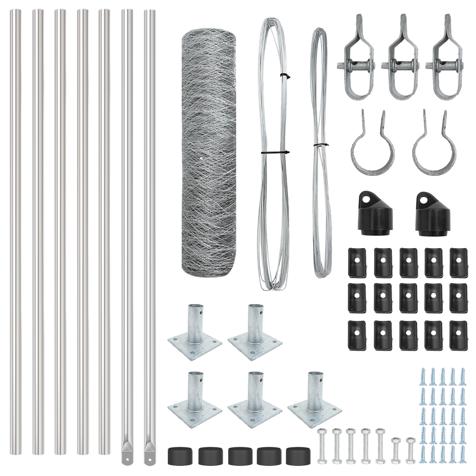 Recinzione Esagonale  0,4x10 m Acciaio Zincato