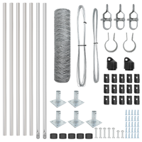 Recinzione Esagonale  0.6x10 m Acciaio Zincato