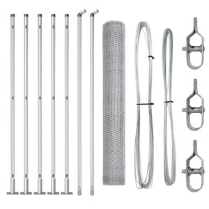 Recinzione Esagonale  0.8x10 m Acciaio Zincato