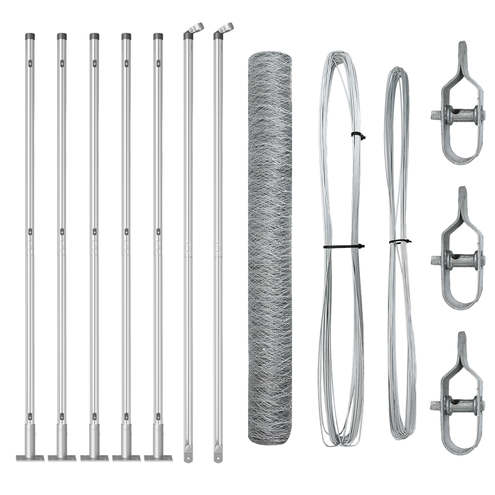 Recinzione Esagonale  0.8x10 m Acciaio Zincato