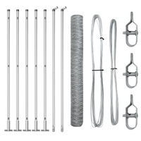 Recinzione Esagonale  0.8x10 m Acciaio Zincato