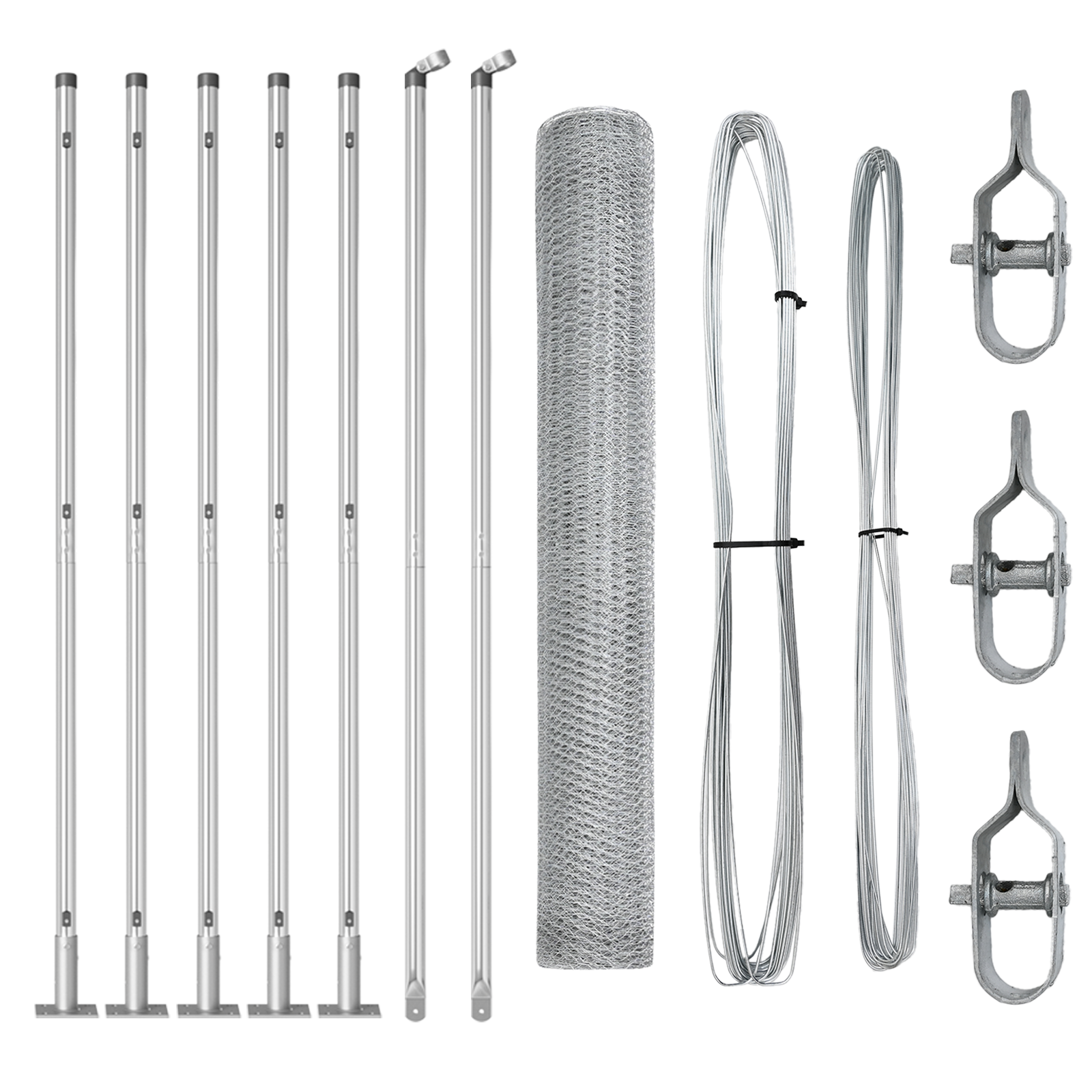 Recinzione Esagonale  1x10 m Acciaio Zincato