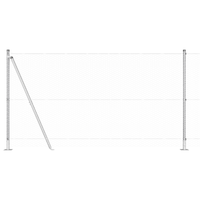 Recinzione esagonale  1.2x10 m Acciaio Zincato