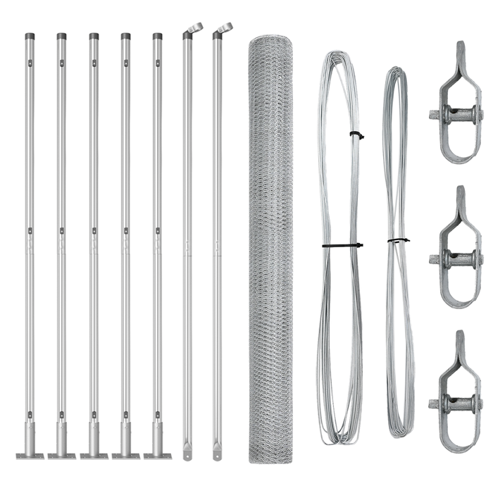 Recinto Esagonale  1,5x10 m Acciaio Zincato