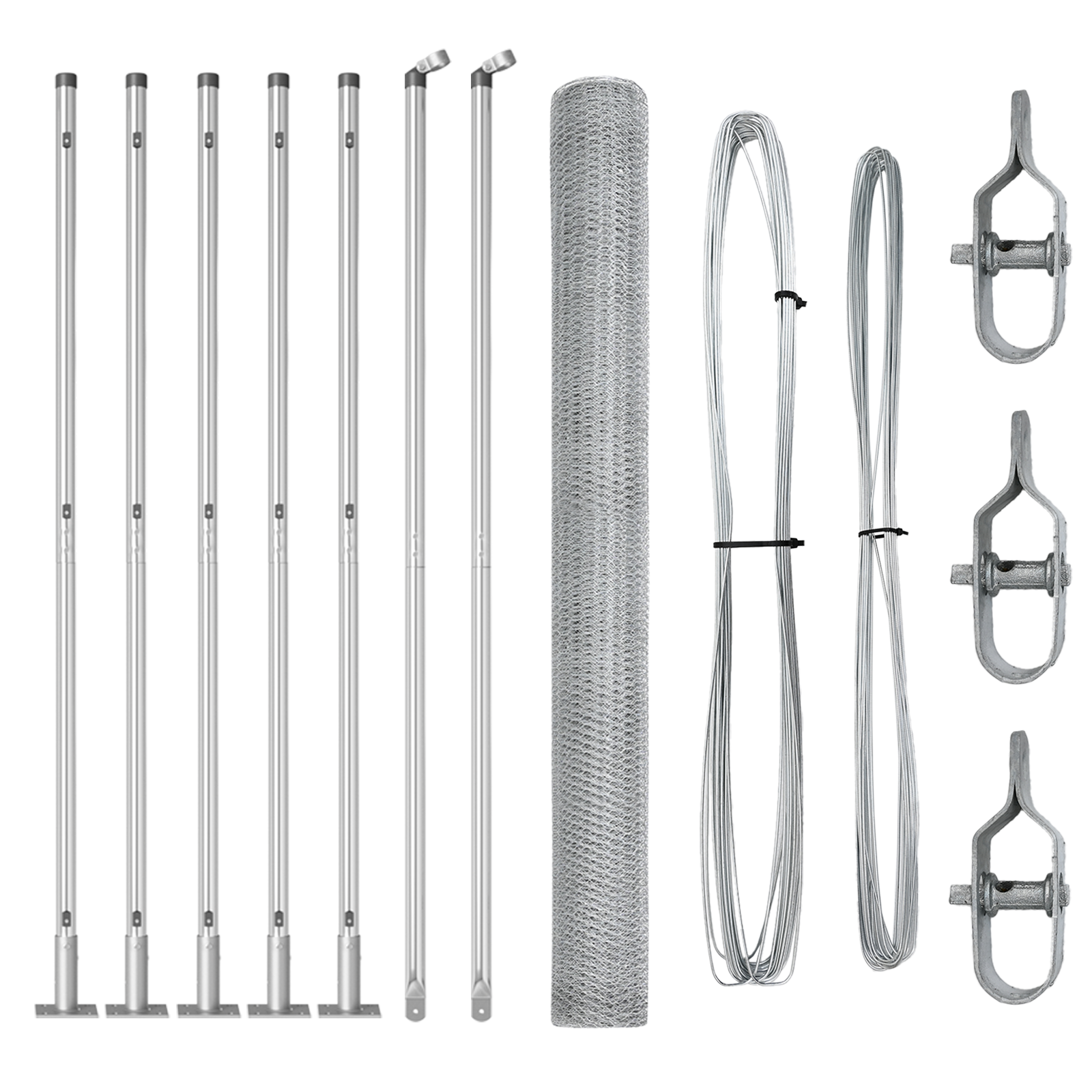Recinzione Esagonale 1.5x10 m Acciaio Zincato