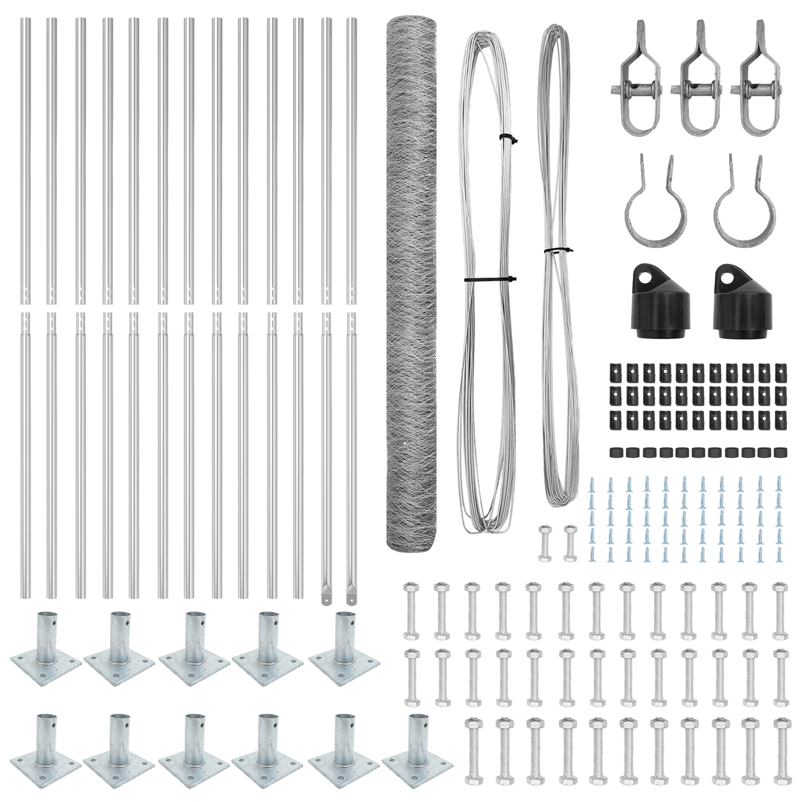 Recinto Esagonale  1.6x25 m Acciaio Zincato