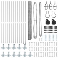 Recinto Esagonale  1.6x25 m Acciaio Zincato