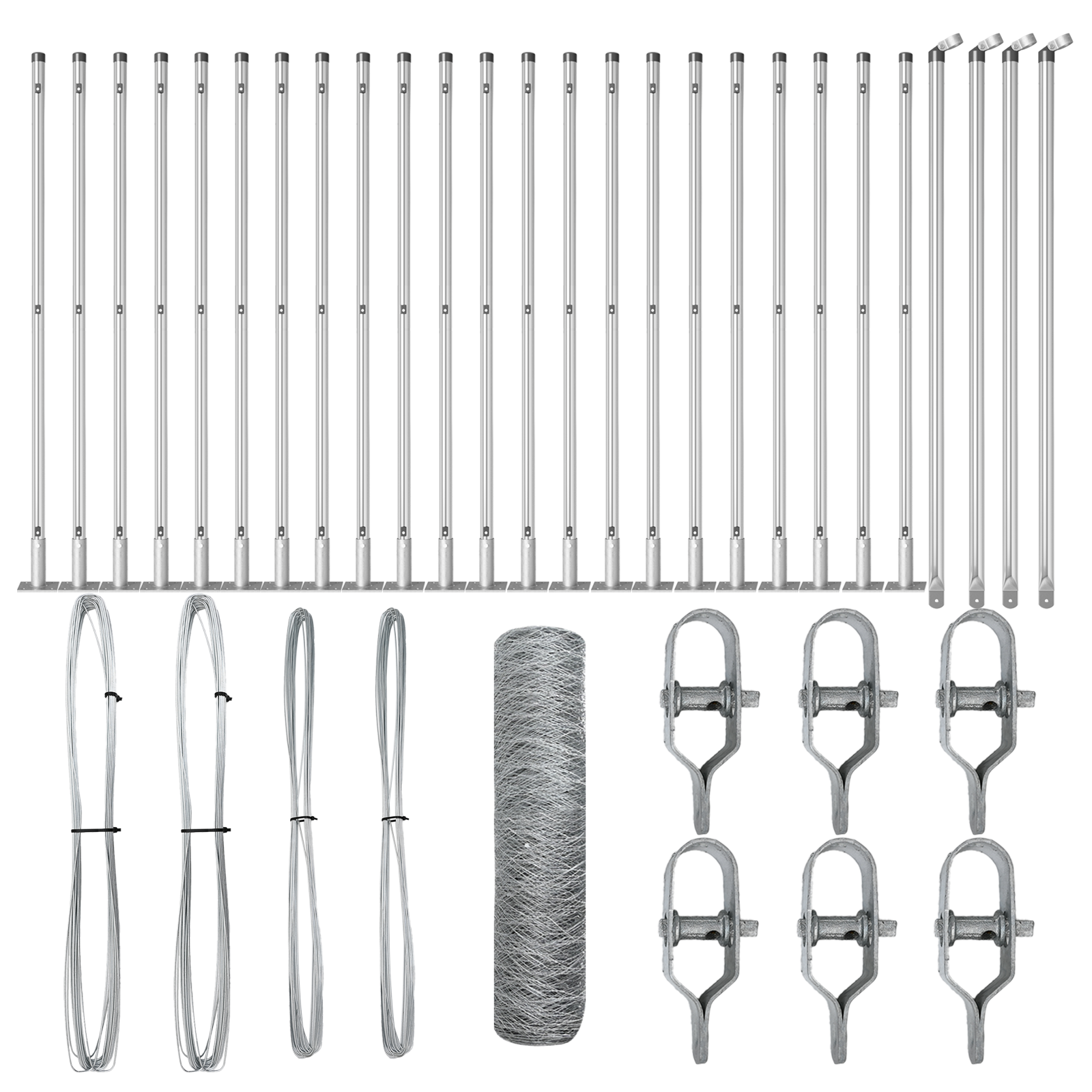 Recinzione Esagonale 0.5x50 m Acciaio Galvanizzato