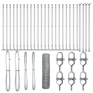 Recinzione Esagonale 0.5x50 m Acciaio Galvanizzato