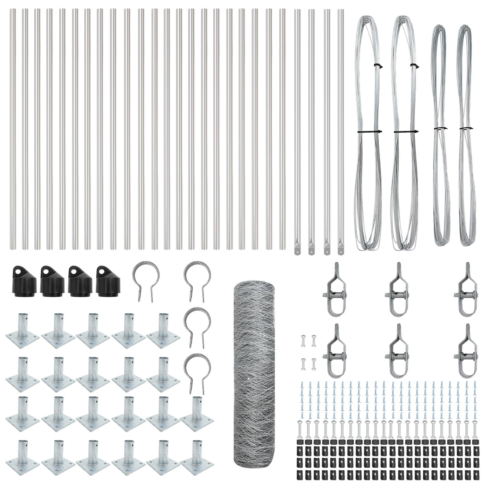 Recinzione Esagonale 0.5x50 m Acciaio Galvanizzato