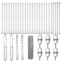 Recinzione Esagonale  0.5x50 m in Acciaio Zincato