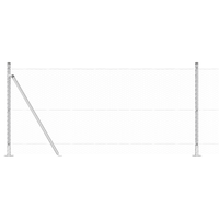 Recinzione Esagonale  0.8x50 m Acciaio Zincato