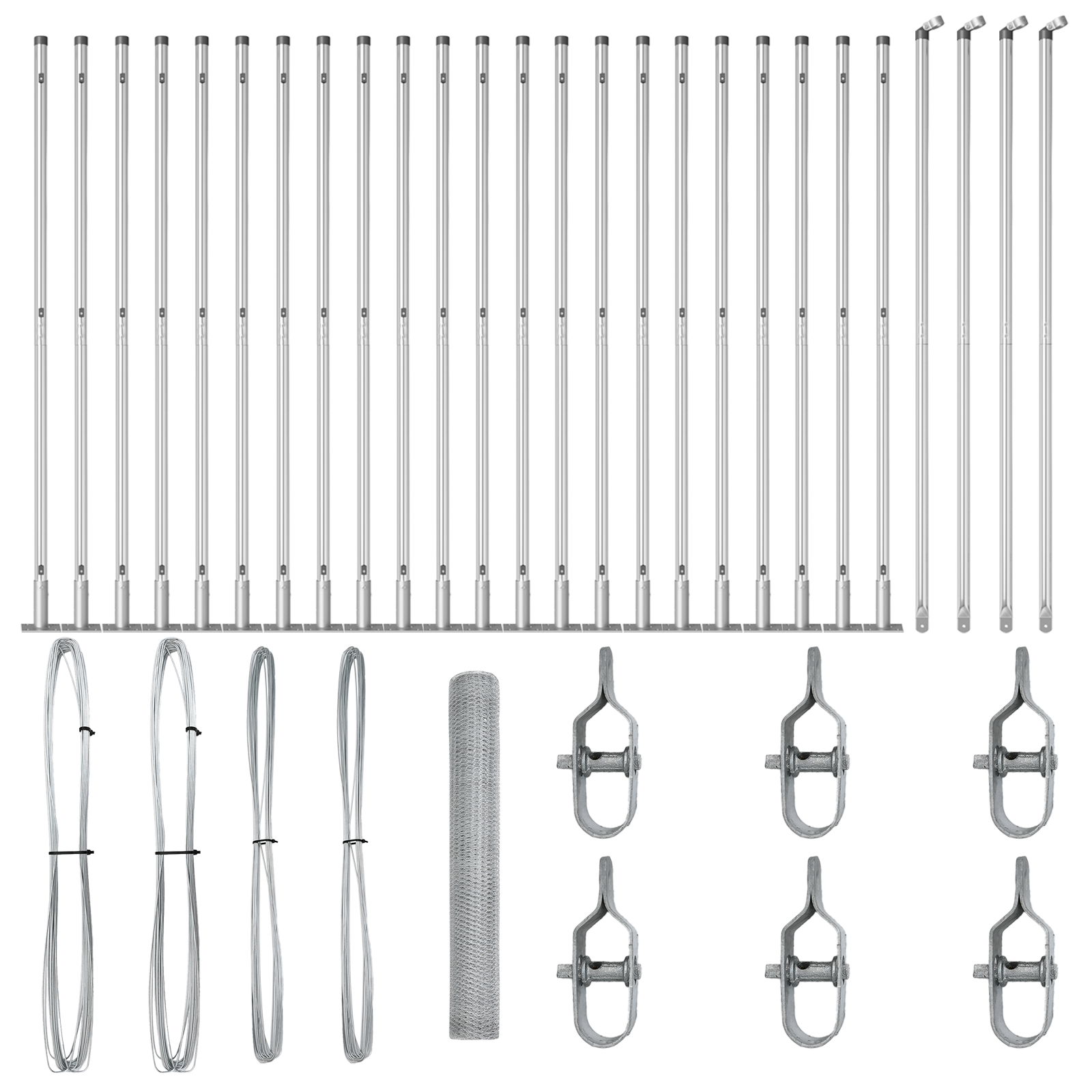 Recinzione Esagonale  1,2x50 m Acciaio Zincato