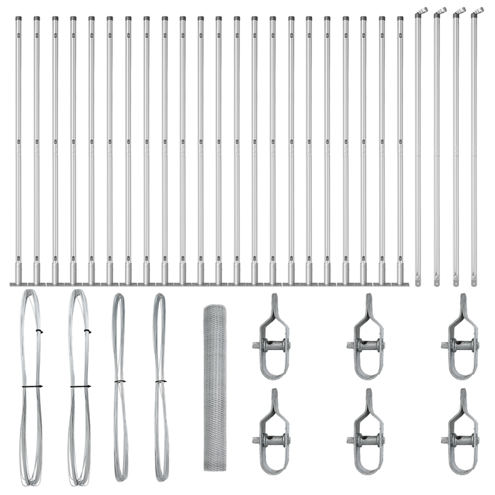 Recinzione Esagonale  1,2x50 m Acciaio Zincato