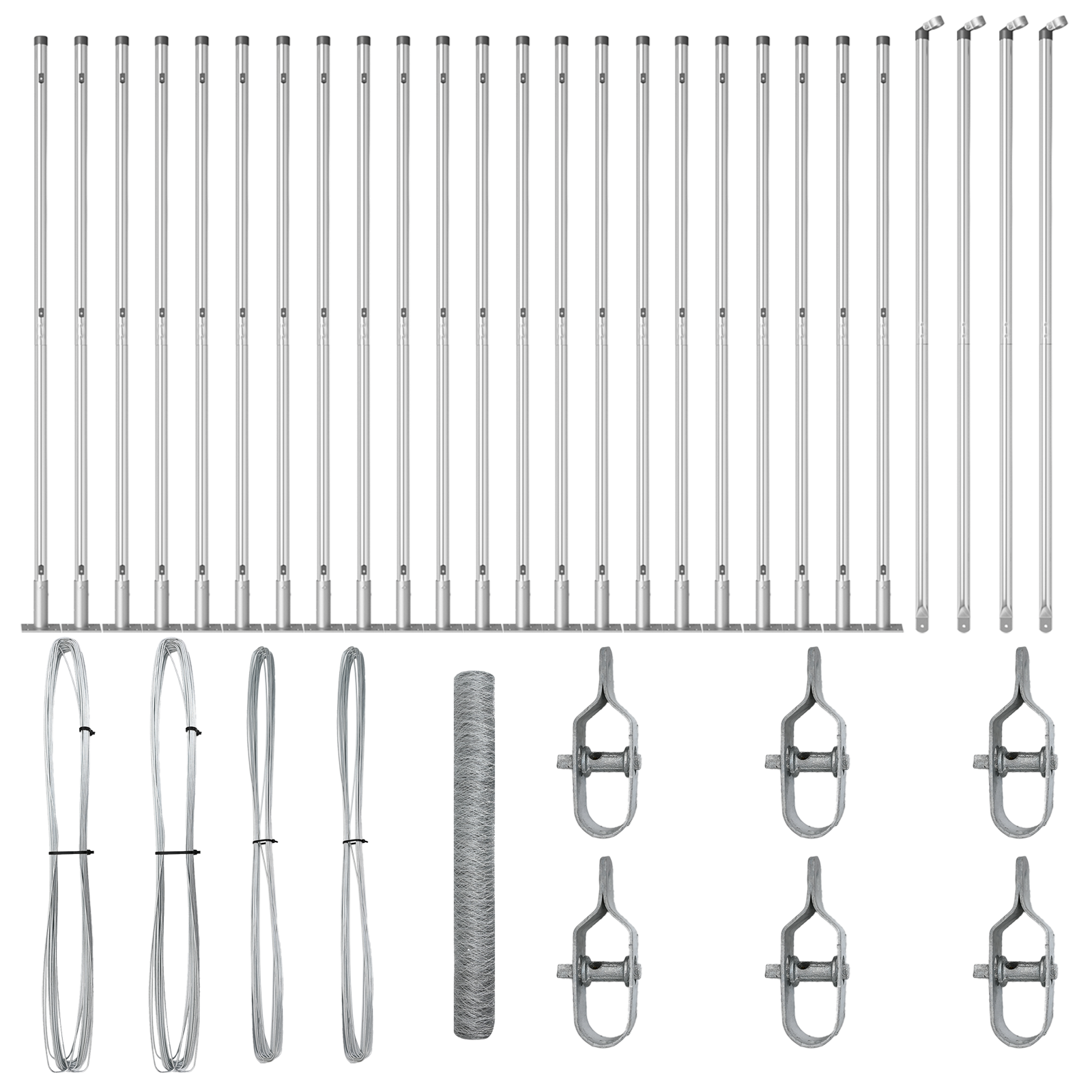 Recinto Esagonale  1,2x50 m Acciaio Zincato