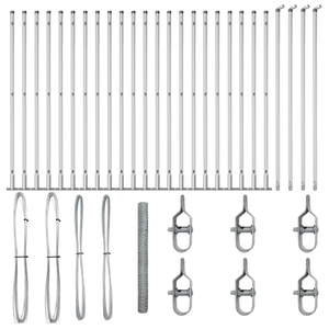 Recinzione Esagonale  1,4x50 m in Acciaio Zincato