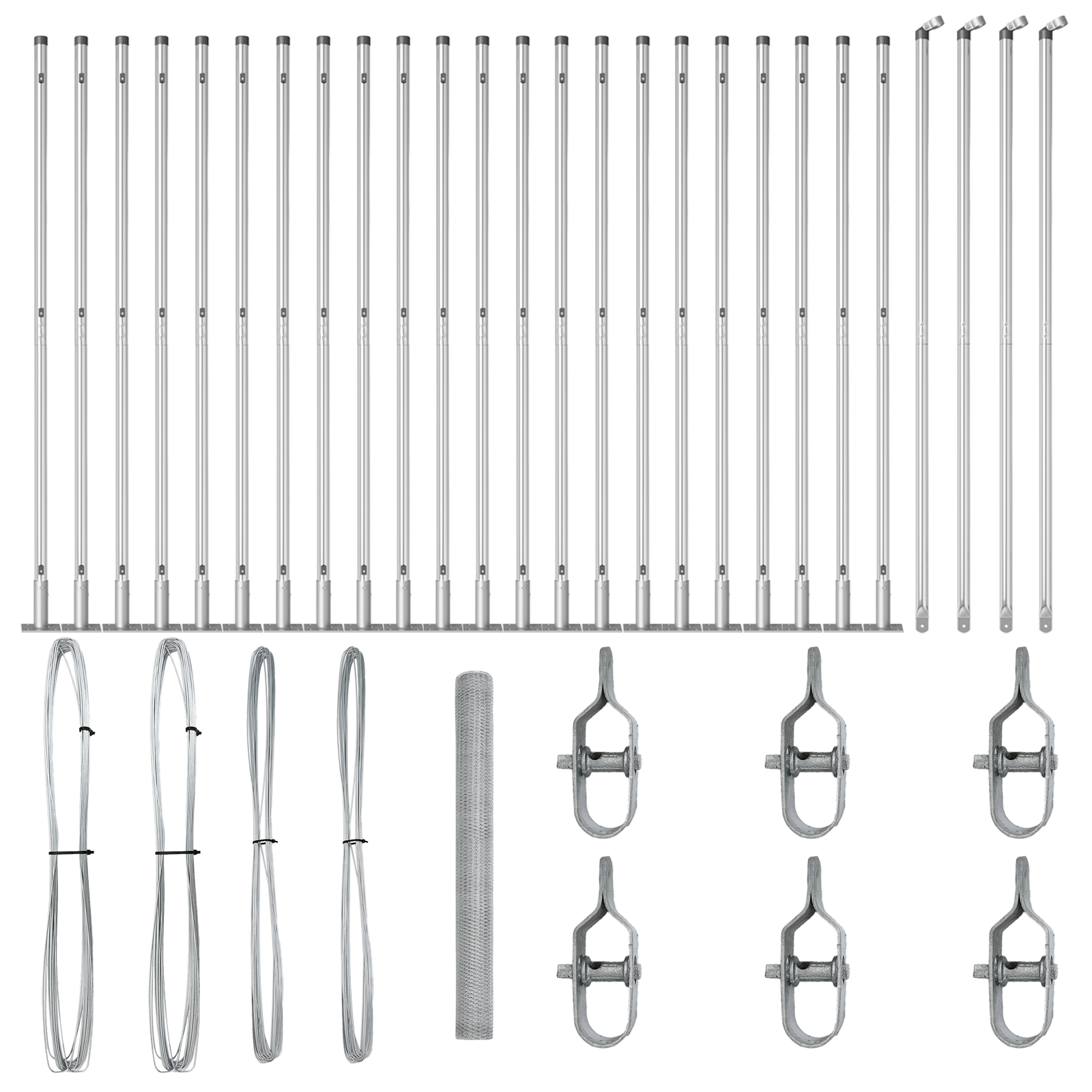 Recinzione Hexagon 1,5x50 m Acciaio Zincato