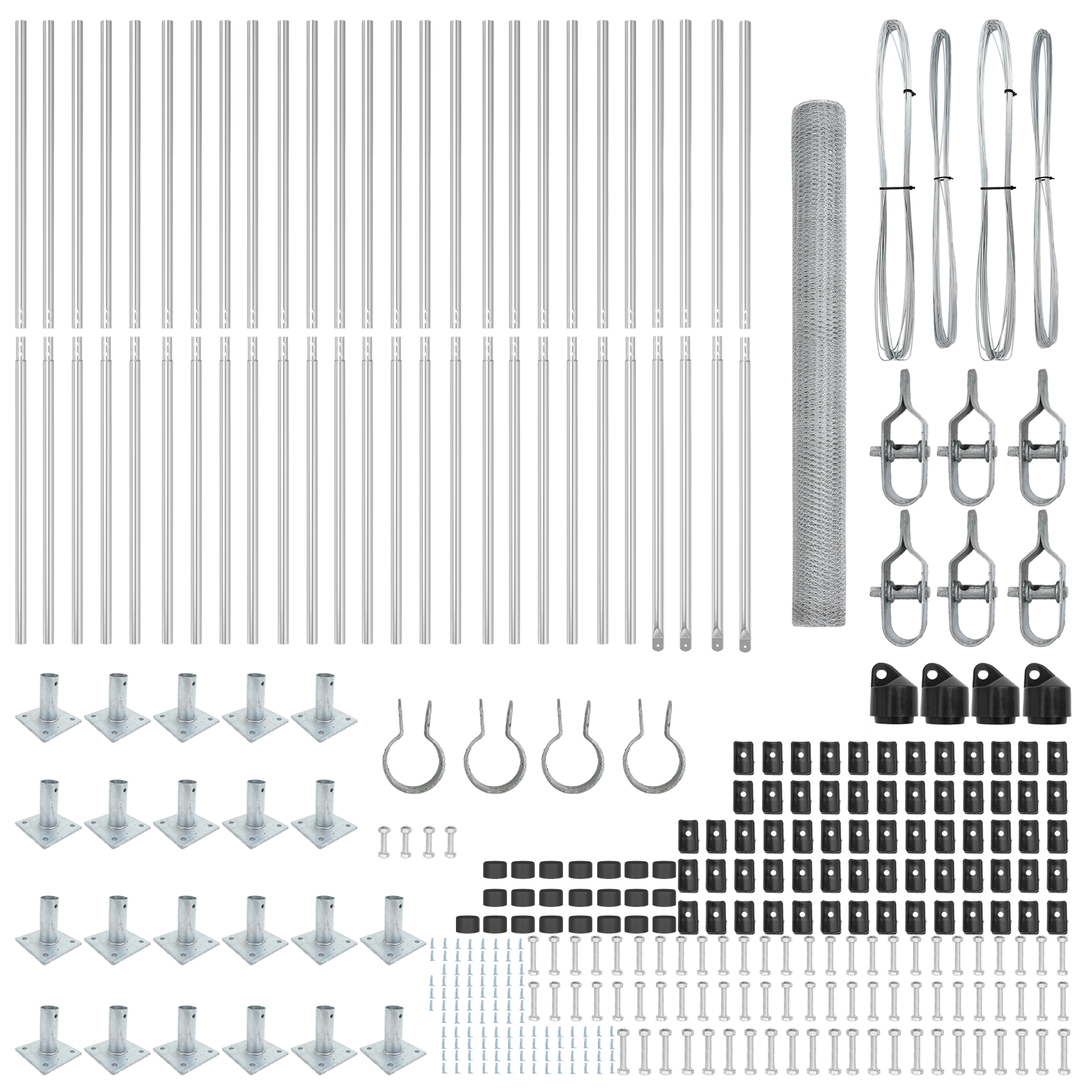 Recinzione Esagonale  1.6x50 m Acciaio Zincato