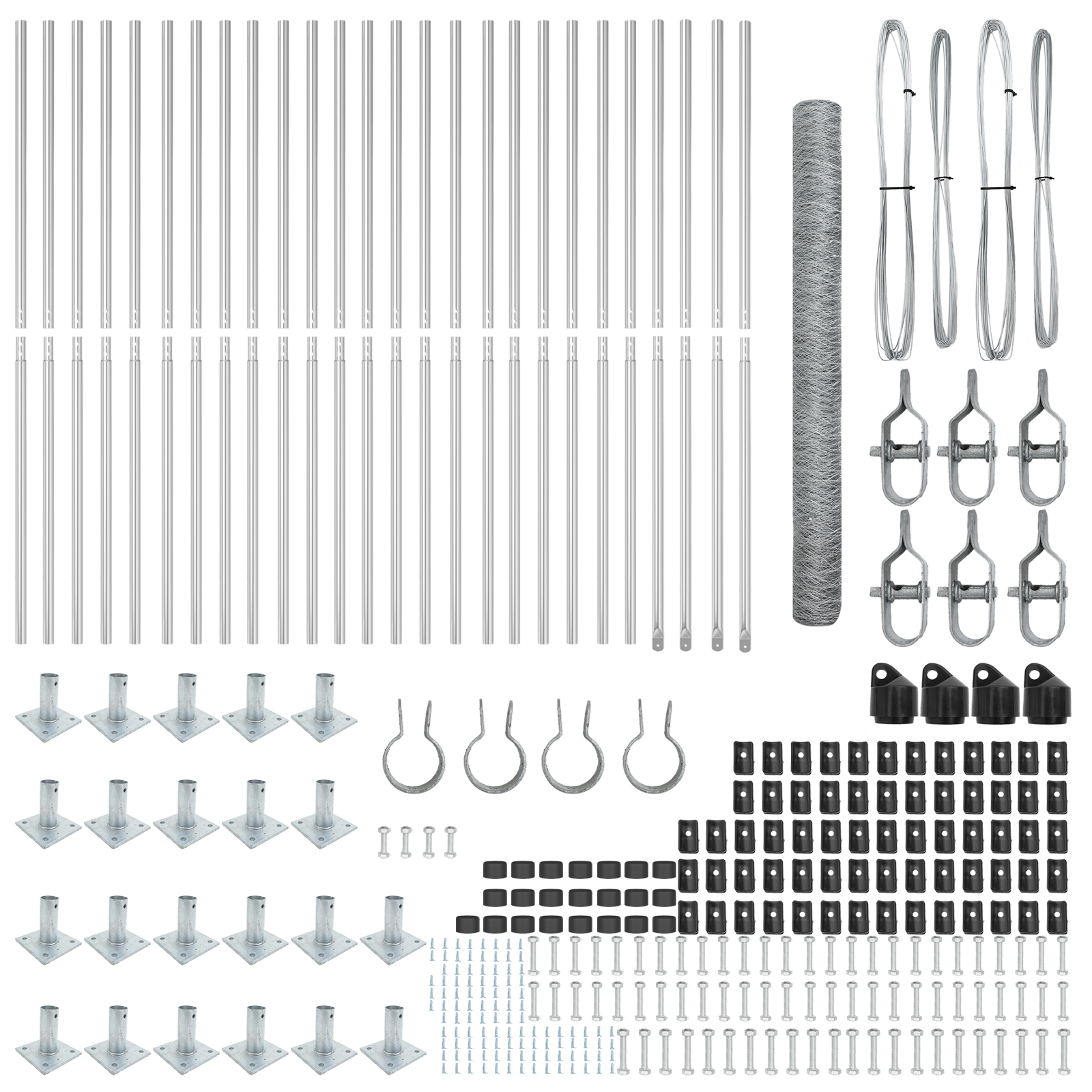 Recinzione esagonale  1,6x50 m Acciaio zincato