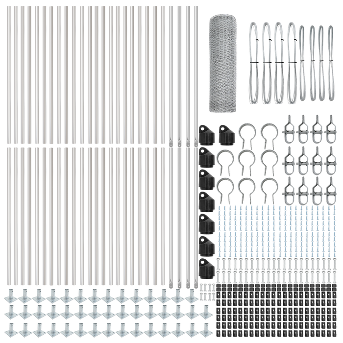 Recinzione Esagonale  0,5x100 m Acciaio Zincato