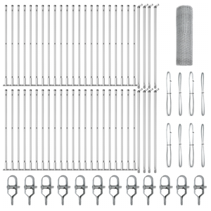 Recinzione Esagonale  0.5x100 m Acciaio Zincato