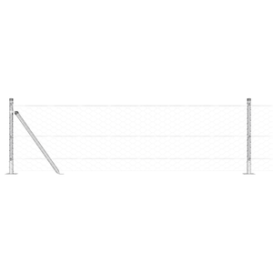 Recinzione esagonale  0.6x100 m Acciaio zincato