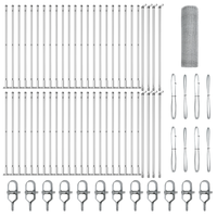 Recinzione Esagonale  0.8x100 m Acciaio Zincato
