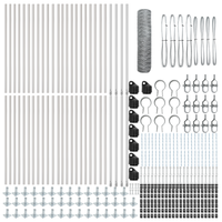 Recinzione esagonale  1x100 m in acciaio zincato