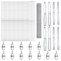 Recinzione esagonale  1,2x100 m in acciaio zincato