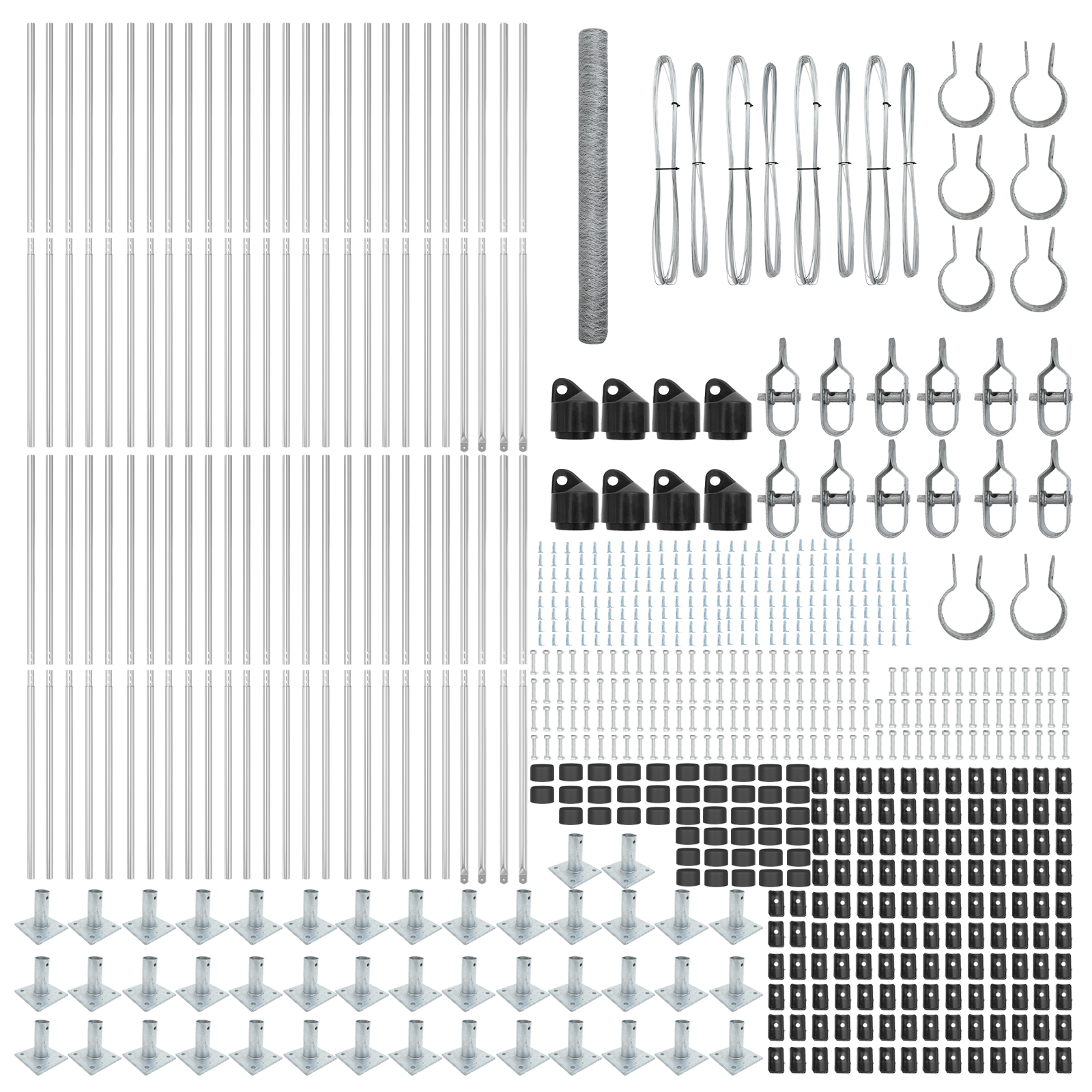 Recinzione Esagonale  1,6x100 m Acciaio Zincato