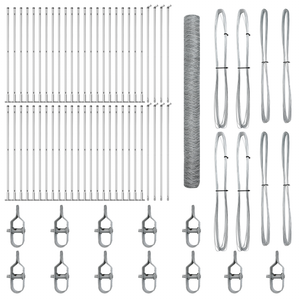 Recinzione Esagonale 1.6 x 100 m Acciaio Zincato