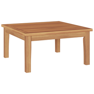 Set Panchina da Giardino  da 5 Pezzi con Cuscini in Legno Massello Teak