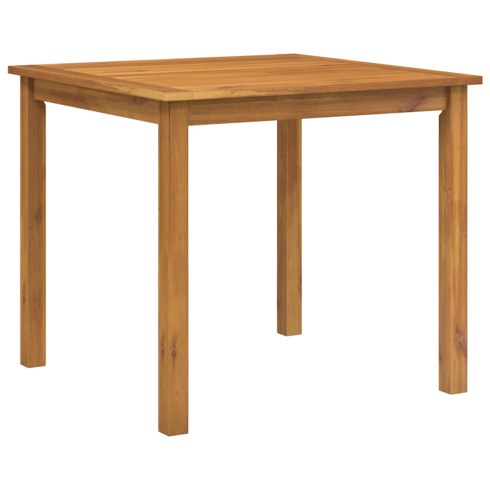 Set da Pranzo da Giardino  in 3 Pezzi Rattan Polietilene Beige Acacia