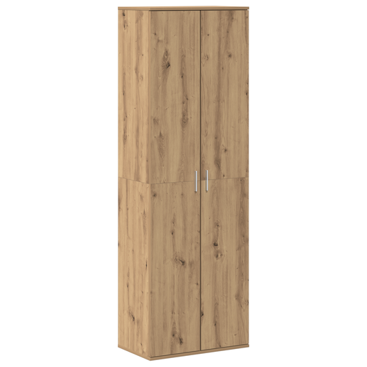 Armadio Alto in Rovere Artigianale 60x35x180 cm Legno Ingegnerizzato