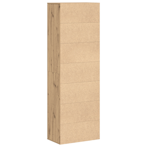 Armadio Alto in Rovere Artigianale 60x35x180 cm Legno Ingegnerizzato