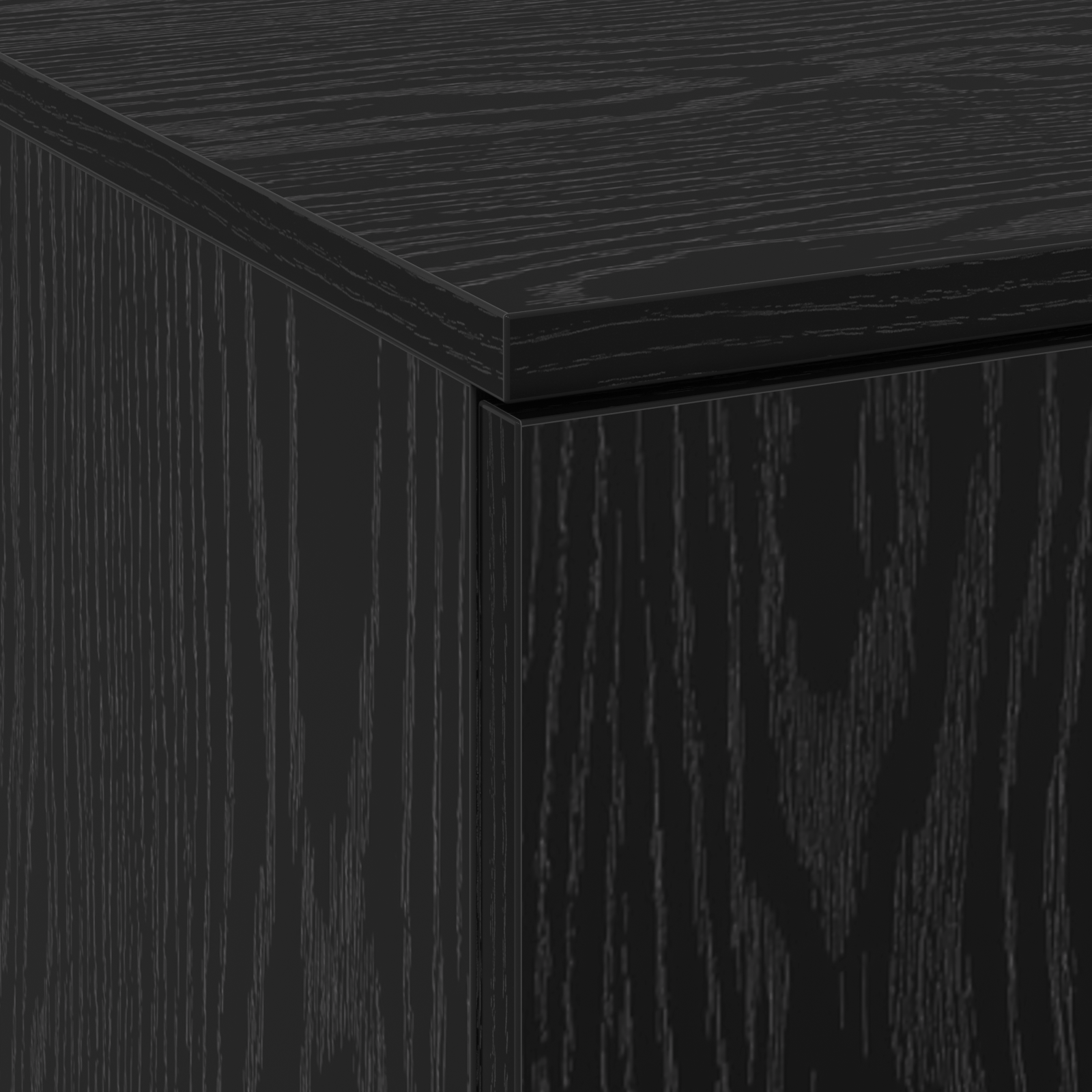 Armadio Alto Rovere Nero 60x35x180 cm Legno Ingegnerizzato