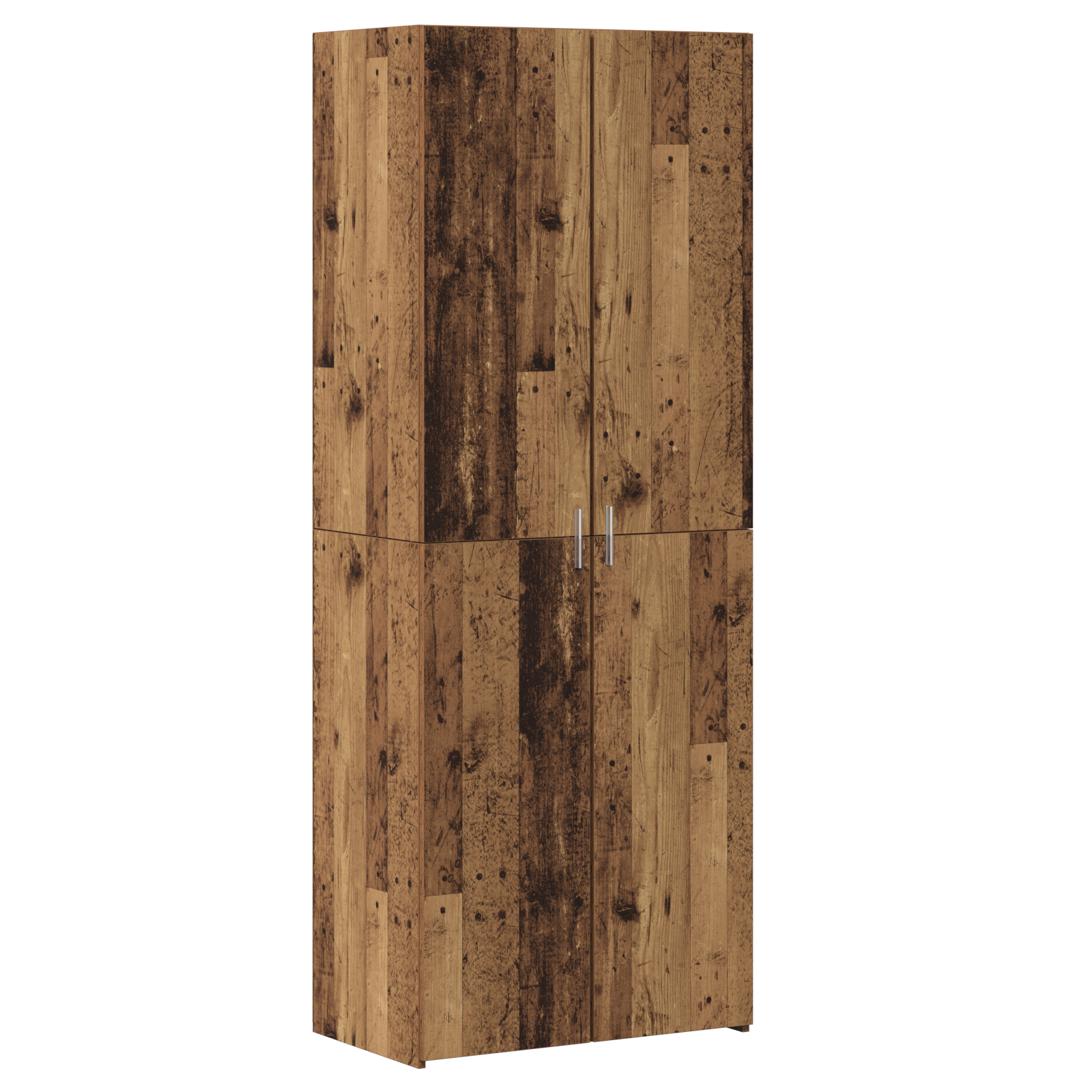 Highboard Legno invecchiato 70x42.5x185 cm Legno ingegnerizzato
