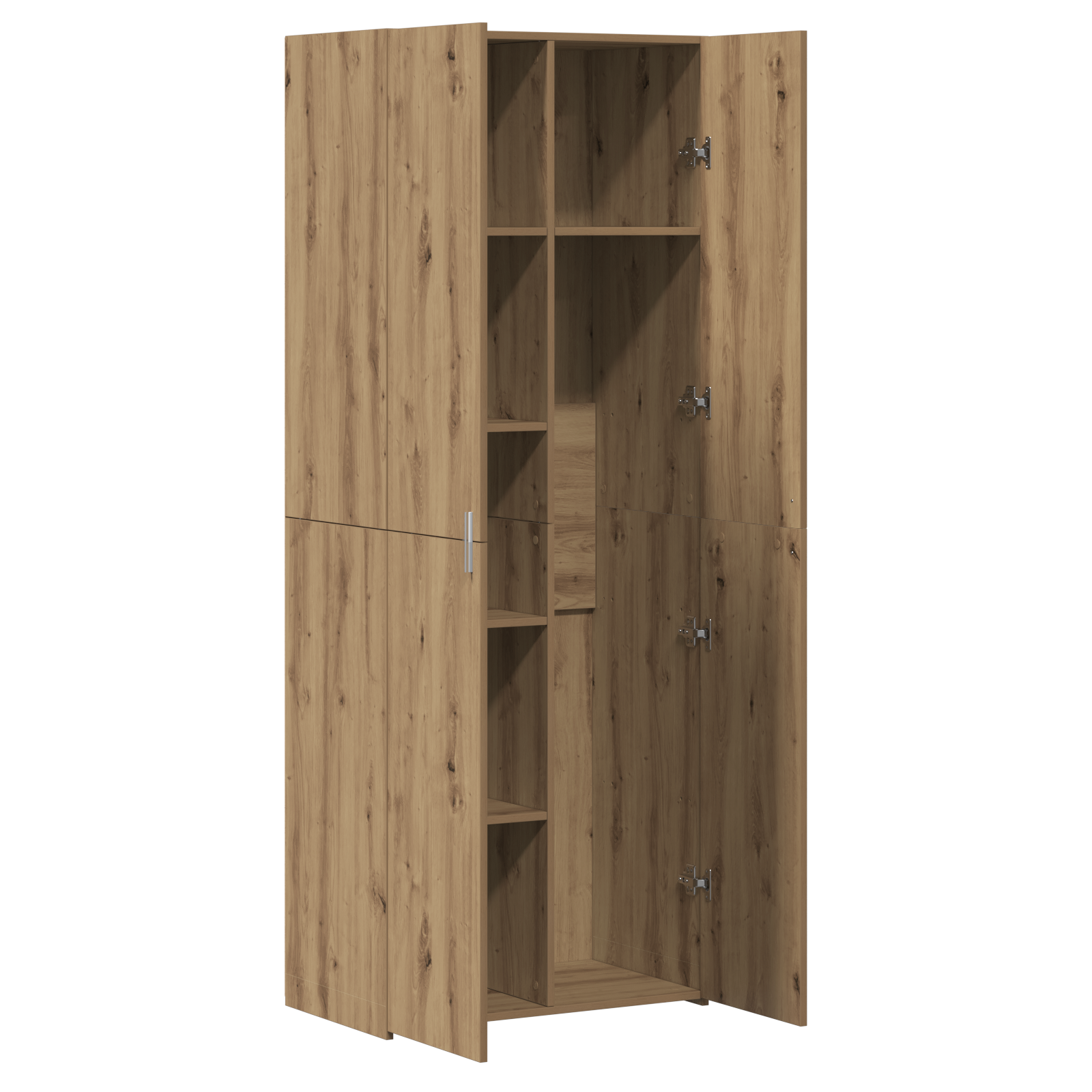 Highboard Rovere Artigianale 70x42,5x185 cm Legno Ingegnerizzato