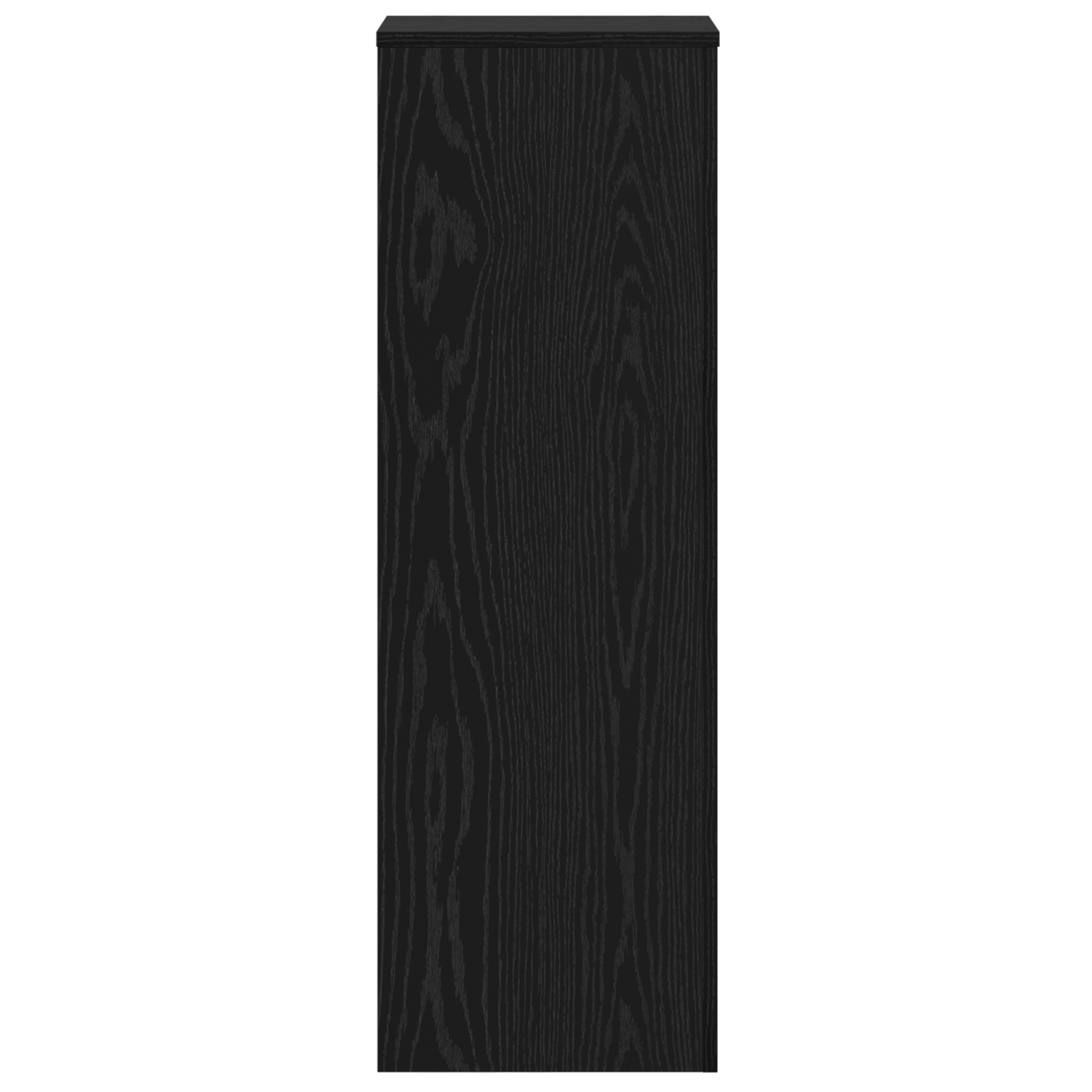 Supporti per Piante 2 pezzi Rovere Nero 33x33x100 cm Legno ingegnerizzato